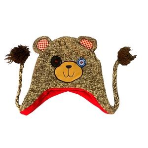 Cute Bear Beanie Hat. One size